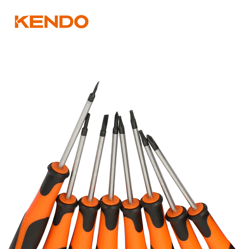 9pc hyper-tough Precision yellow Screwdriver Set for torx