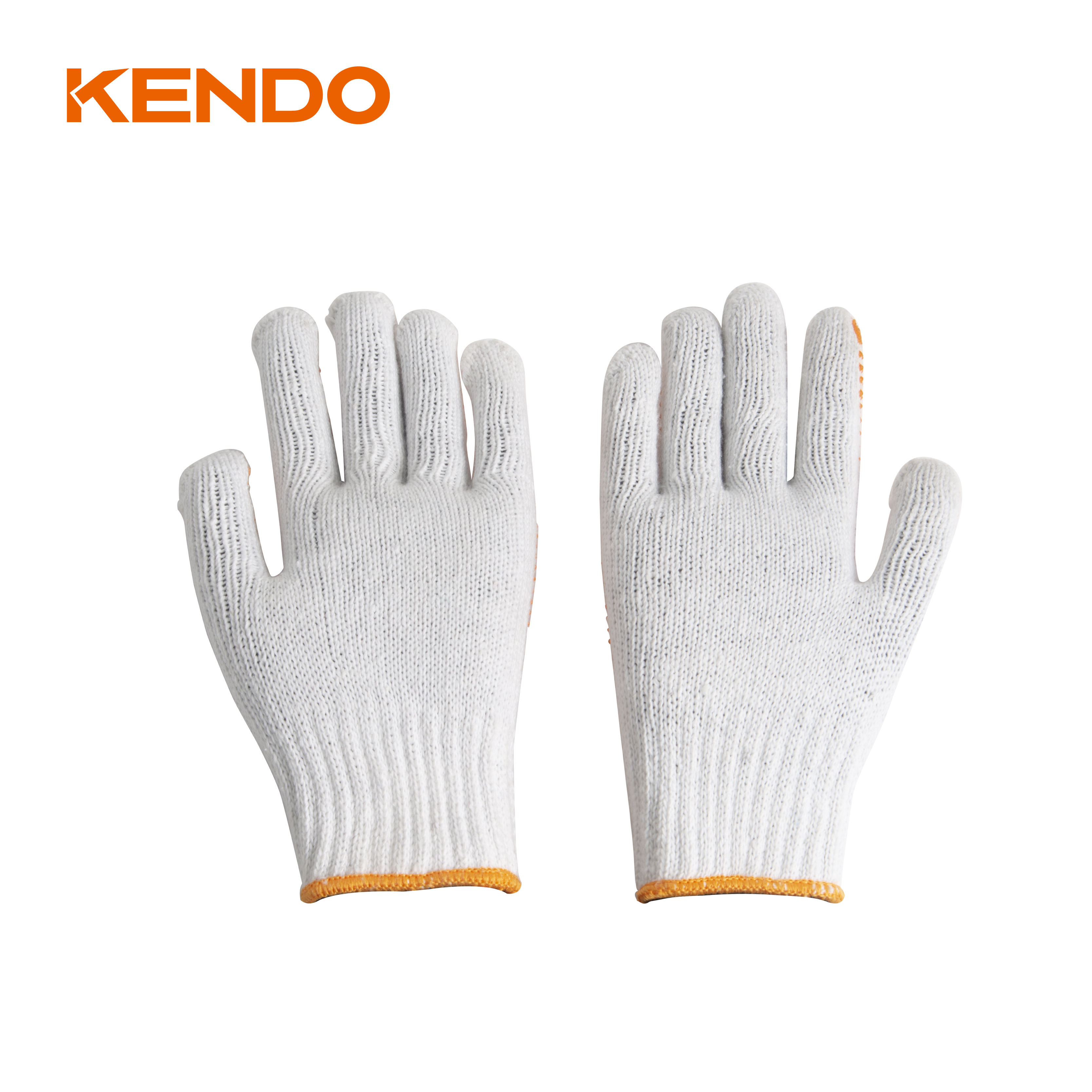 Gloves Knit PVC Dot