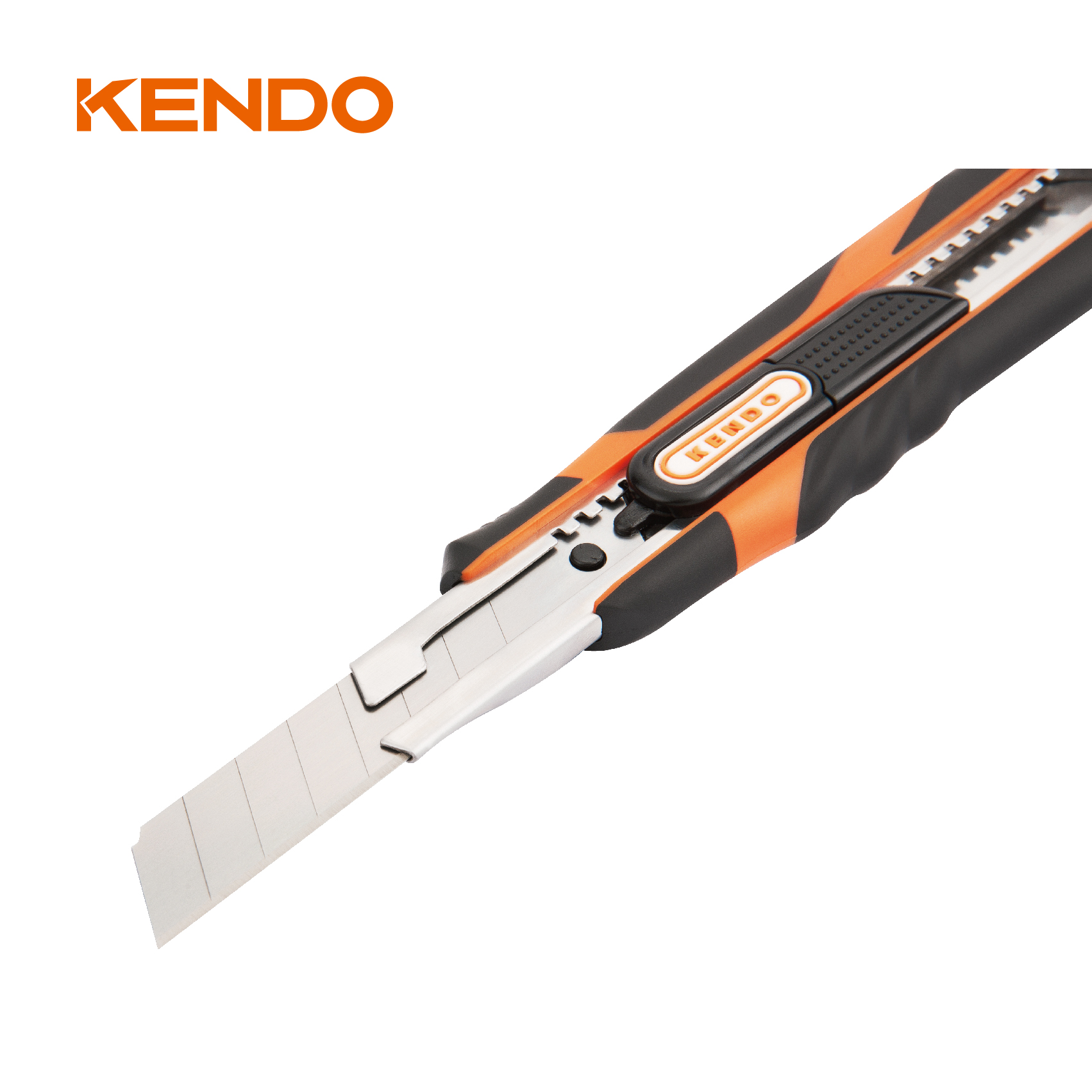 Super Safety Auto Retracting Snap-Off Knife 18mm Zinc Alloy Body With Non-Slip Grip