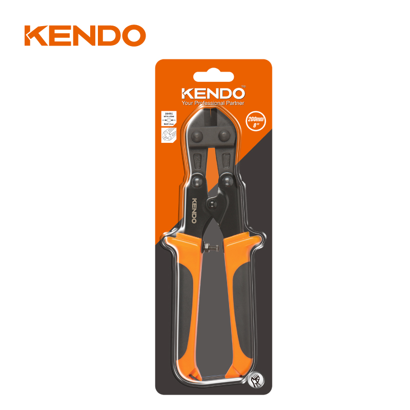 Drop Forged High Carbon Steel Blade Mini Bolt Cutter With Hardend Cutting Edge